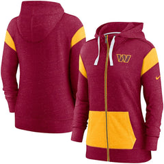 Women's Monaco Lightweight Full-Zip Hoodie - Washington Commanders