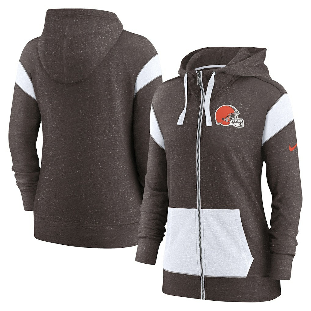 Women's Monaco Lightweight Full-Zip Hoodie - Cleveland Browns