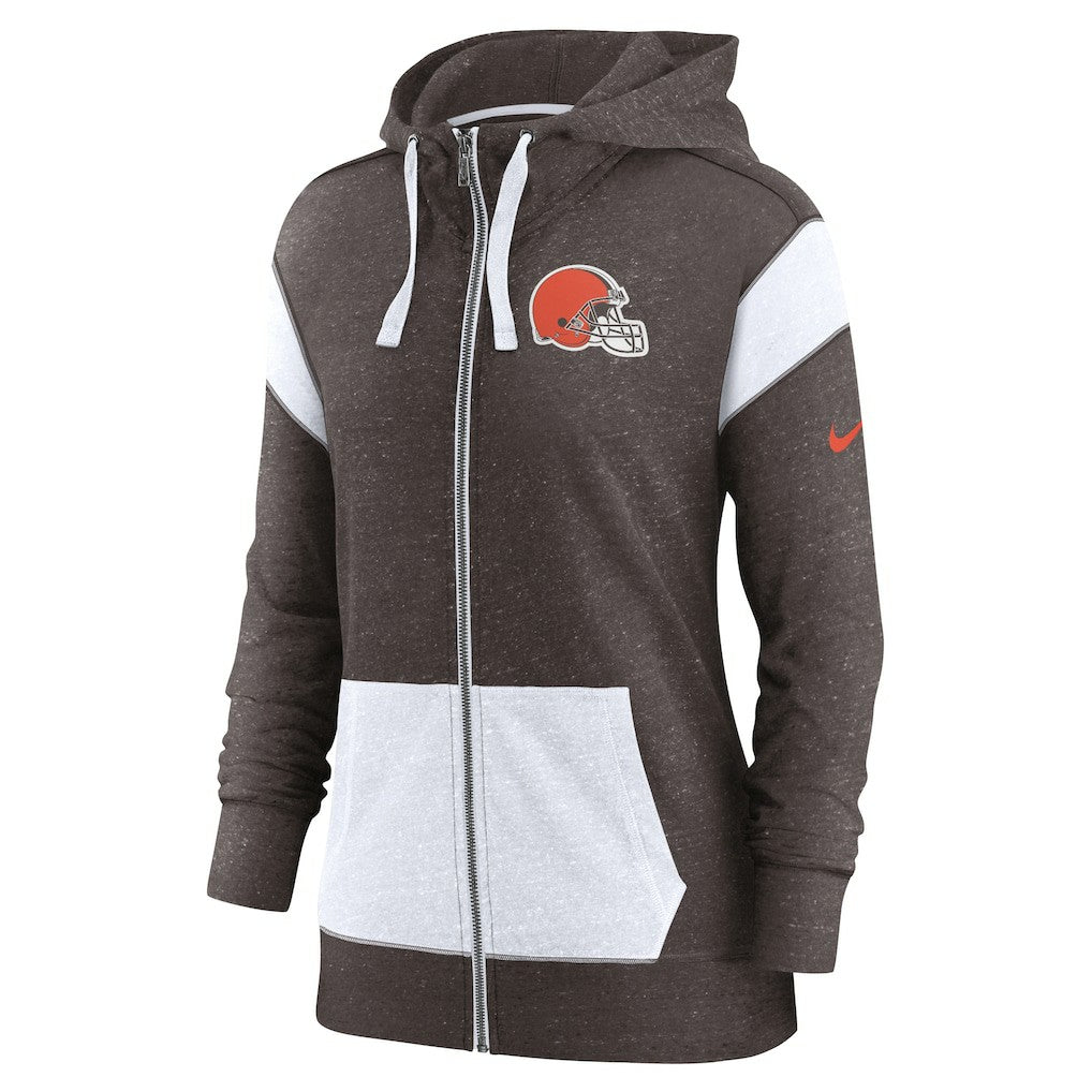 Women's Monaco Lightweight Full-Zip Hoodie - Cleveland Browns