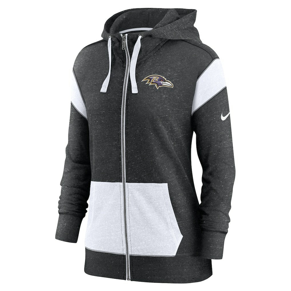 Women's Monaco Lightweight Full-Zip Hoodie - Baltimore Ravens