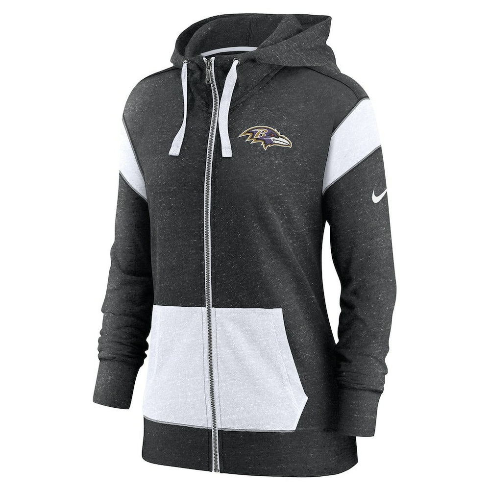 Women's Monaco Lightweight Full-Zip Hoodie - Baltimore Ravens