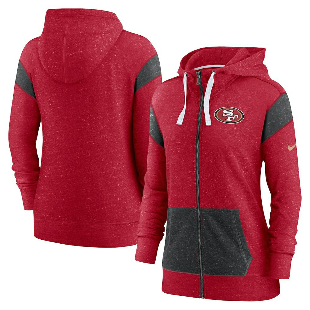 Women's Monaco Lightweight Full-Zip Hoodie - San Francisco 49ers