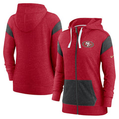 Women's Monaco Lightweight Full-Zip Hoodie - San Francisco 49ers