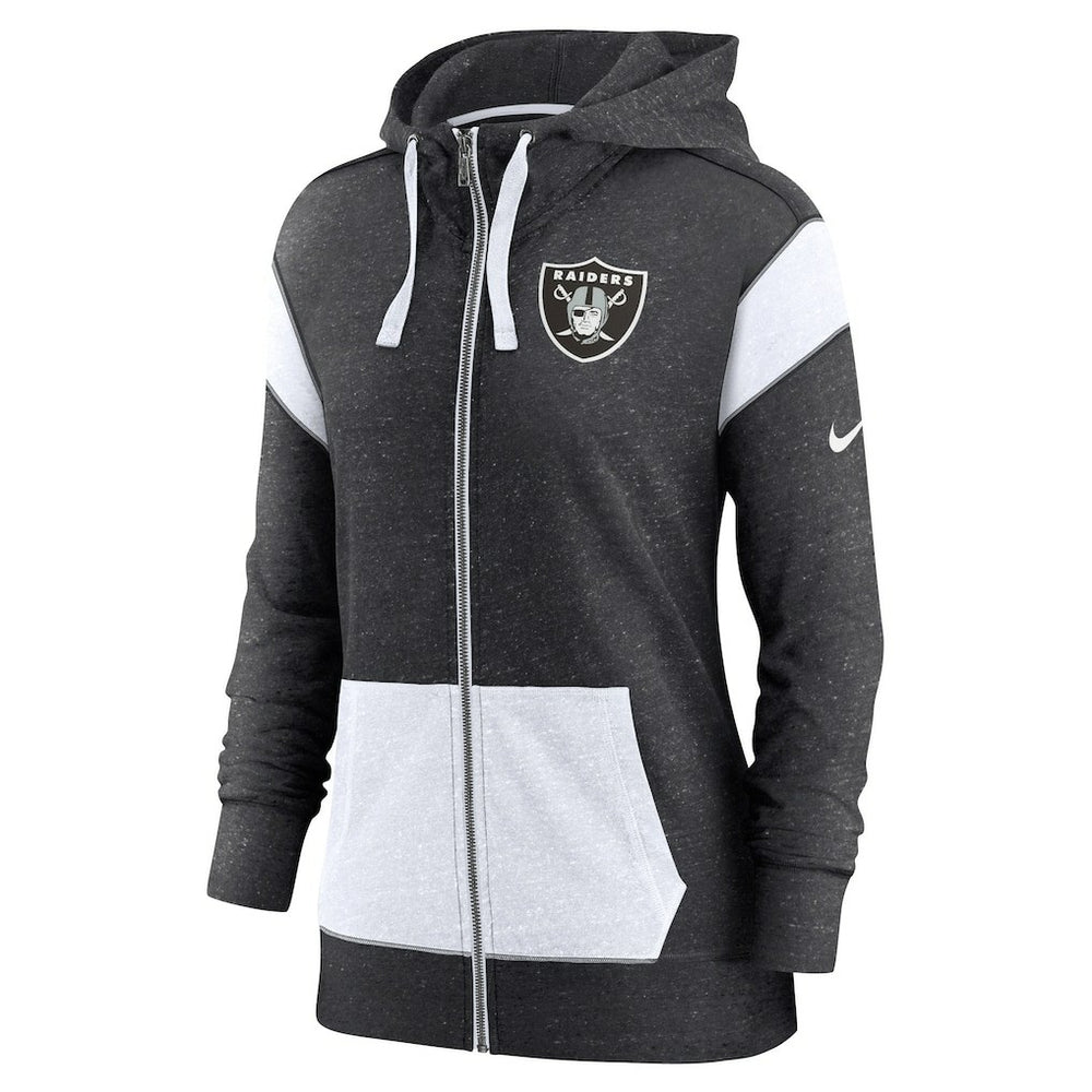 Women's Plus Size Monaco Full-Zip Lightweight Hoodie - Las Vegas Raiders