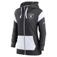 Women's Plus Size Monaco Full-Zip Lightweight Hoodie - Las Vegas Raiders
