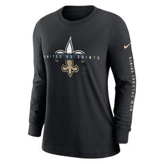 Women's Prime Split Long Sleeve T-Shirt - New Orleans Saints