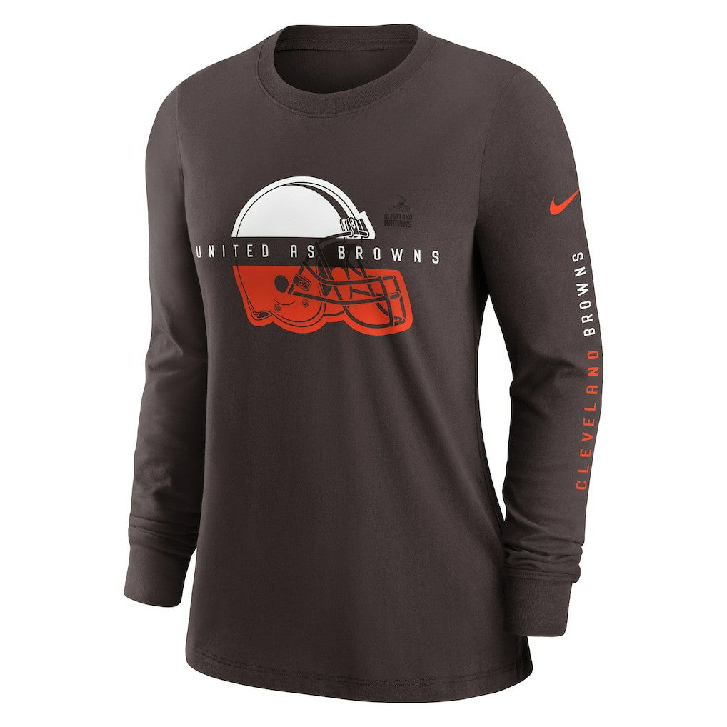 Women's Prime Split Long Sleeve T-Shirt - Cleveland Browns