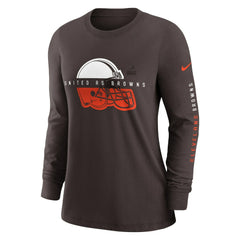Women's Prime Split Long Sleeve T-Shirt - Cleveland Browns