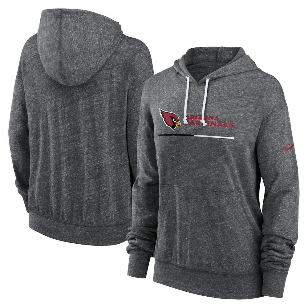 Women's Team Spirit Gym Vintage Lightweight Hoodie Top - Arizona Cardinals