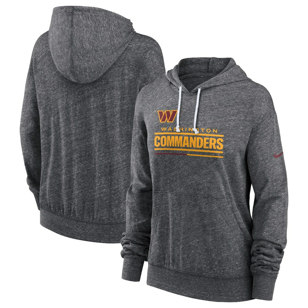 Women's Team Spirit Gym Vintage Lightweight Hoodie Top - Washington Commanders