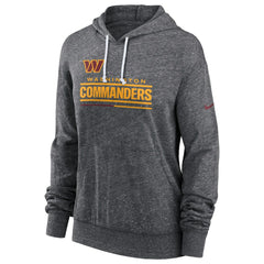 Women's Team Spirit Gym Vintage Lightweight Hoodie Top - Washington Commanders