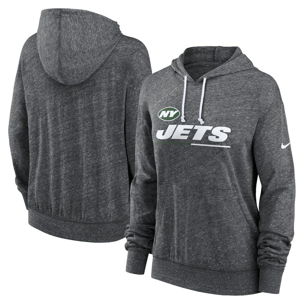 Women's Team Spirit Gym Vintage Lightweight Hoodie Top - New York Jets