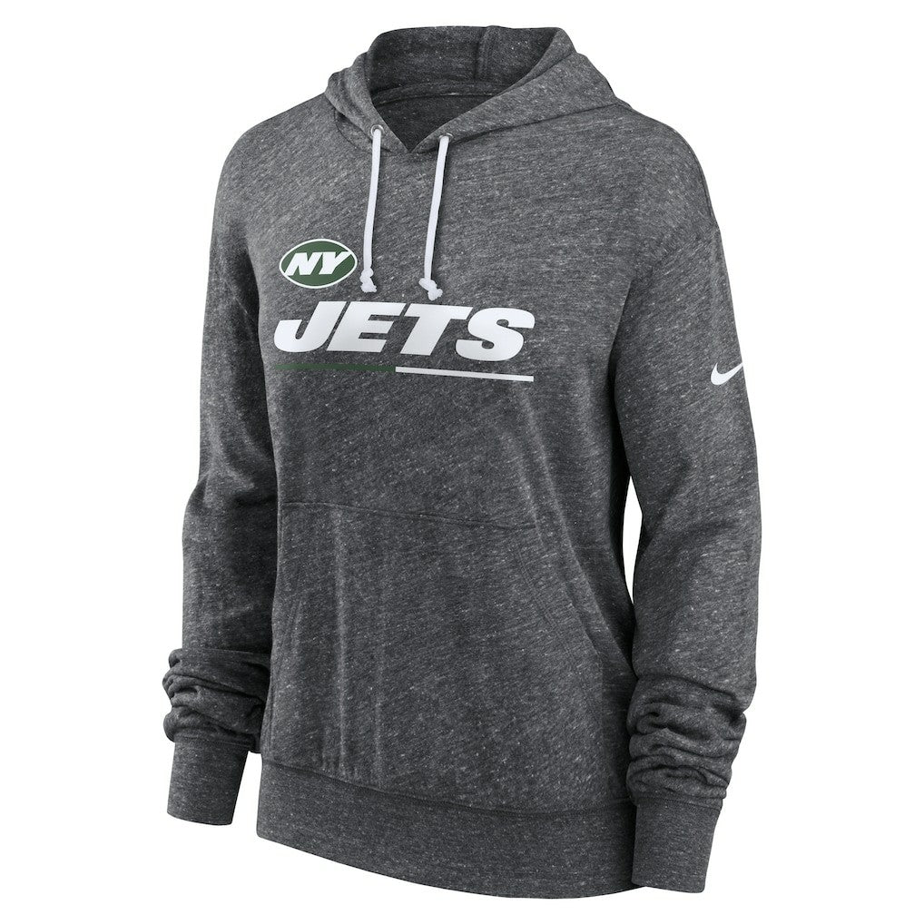 Women's Team Spirit Gym Vintage Lightweight Hoodie Top - New York Jets