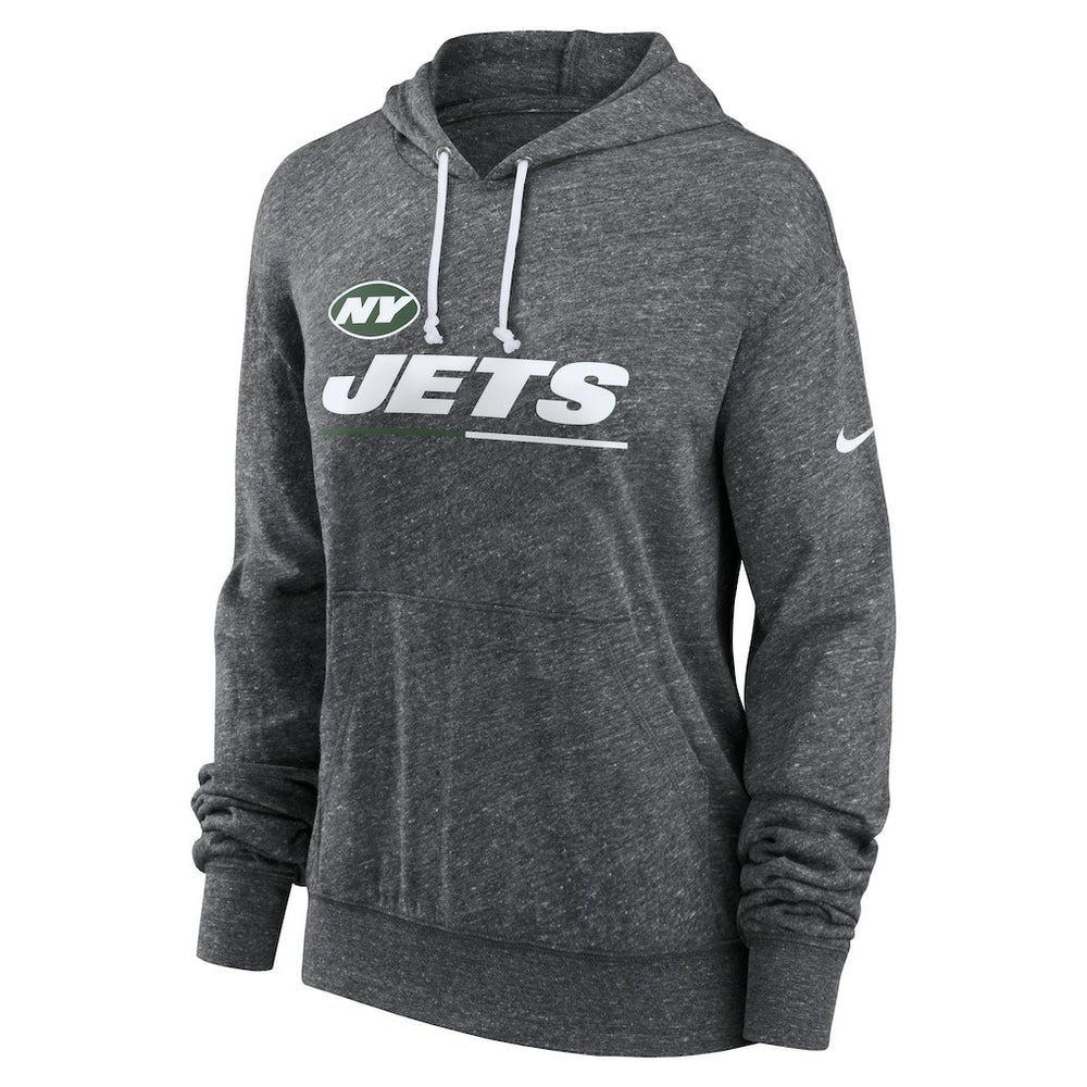 Women's Team Spirit Gym Vintage Lightweight Hoodie Top - New York Jets