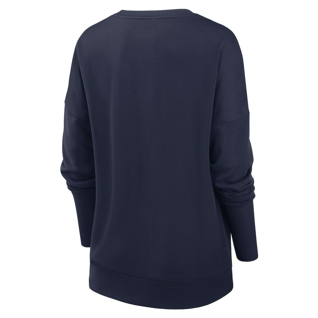 Women's Rewind Playback Icon Performance Pullover Sweatshirt - New York Giants