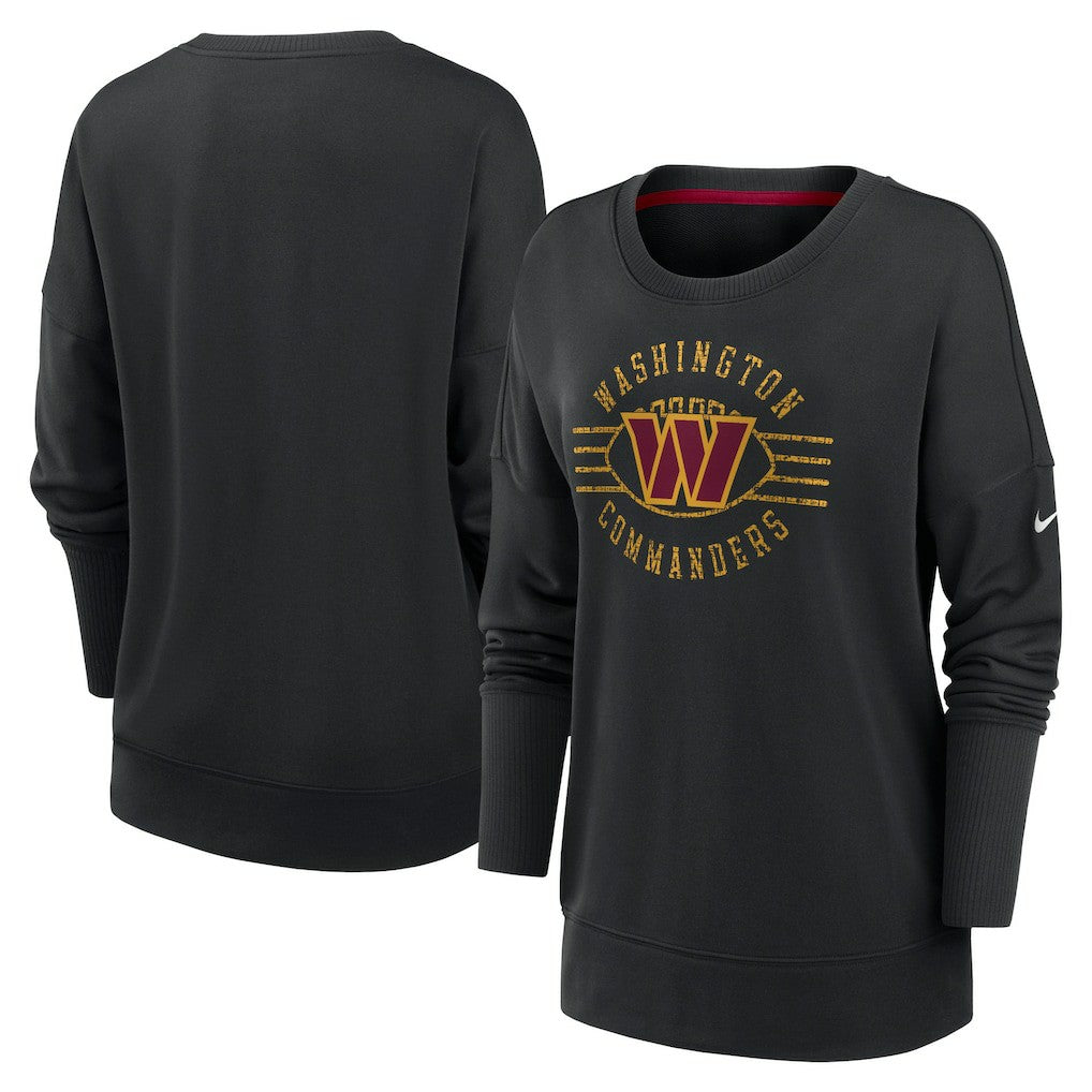Women's Rewind Playback Icon Performance Pullover Sweatshirt - Washington Commanders