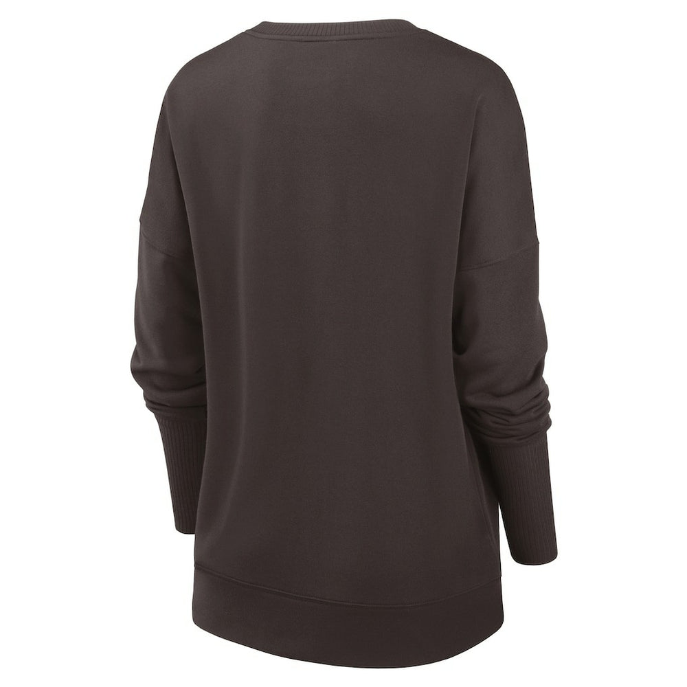 Women's Rewind Playback Icon Performance Pullover Sweatshirt - Cleveland Browns