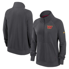 Women's Premium Raglan Performance Half-Zip Sweatshirt - Washington Commanders