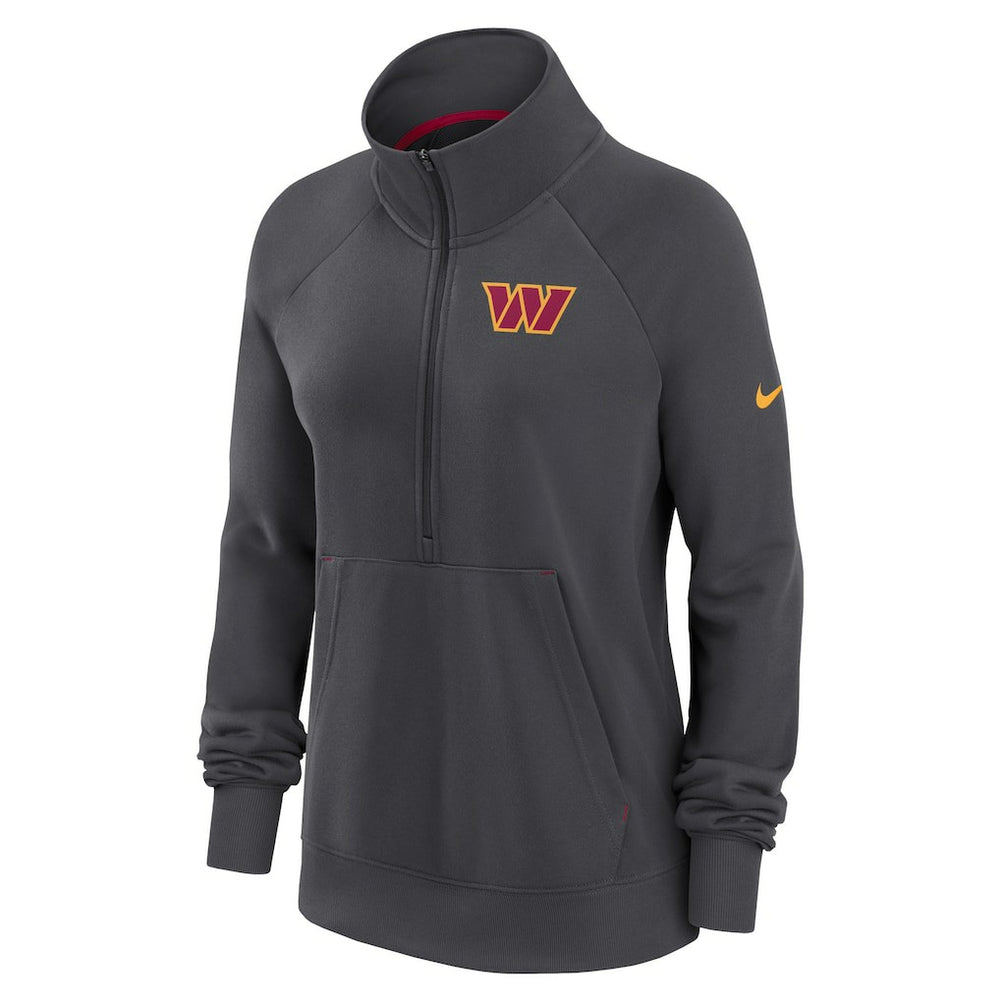 Women's Premium Raglan Performance Half-Zip Sweatshirt - Washington Commanders