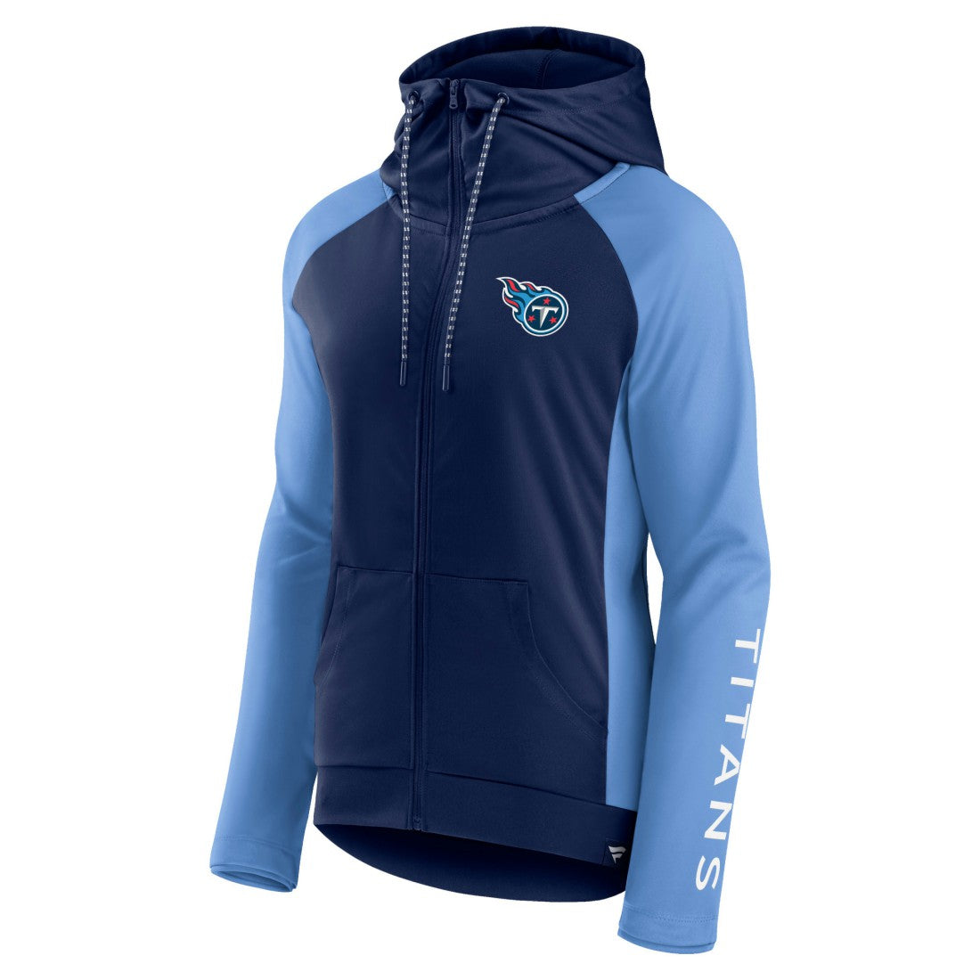 Women's End Around Lightweight Raglan Full-Zip Hoodie Jacket - Tennessee Titans