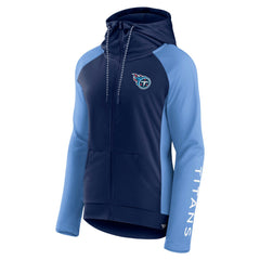 Women's End Around Lightweight Raglan Full-Zip Hoodie Jacket - Tennessee Titans