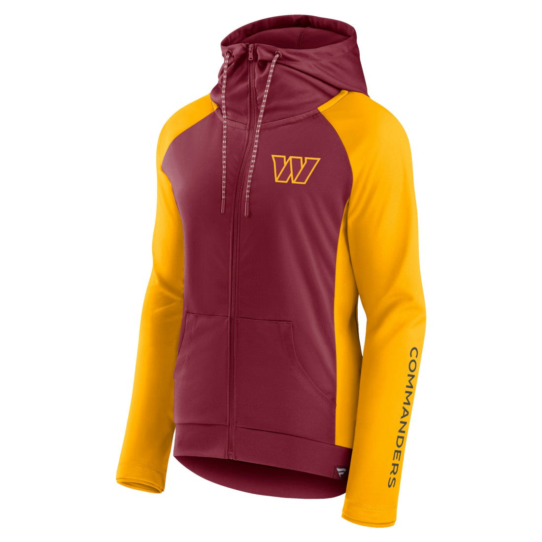 Women's End Around Lightweight Raglan Full-Zip Hoodie Jacket - Washington Commanders