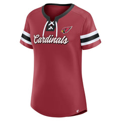 Women's Original State Lace-Up T-Shirt - Arizona Cardinals