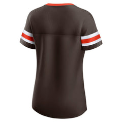 Women's Original State Lace-Up T-Shirt - Cleveland Browns