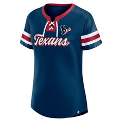 Women's Original State Lace-Up T-Shirt - Houston Texans