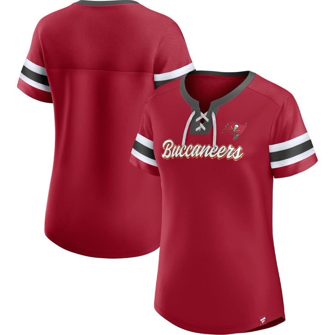 Women's Original State Lace-Up T-Shirt - Tampa Bay Buccaneers