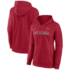 Women's Iconic Cotton Fleece Checklist Pullover Hoodie - Tampa Bay Buccaneers