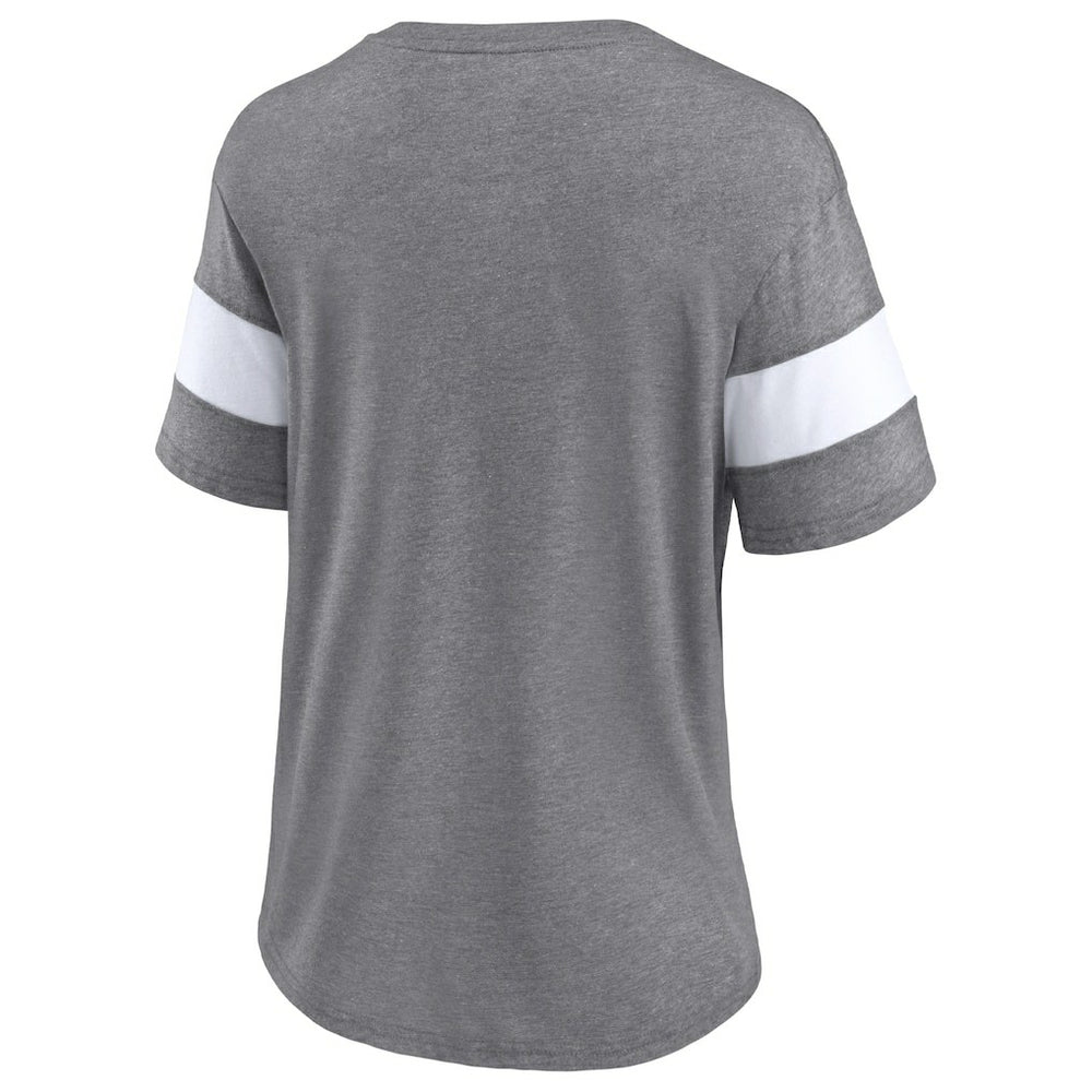Women's Distressed Team Tri-Blend V-Neck T-Shirt - Cleveland Browns