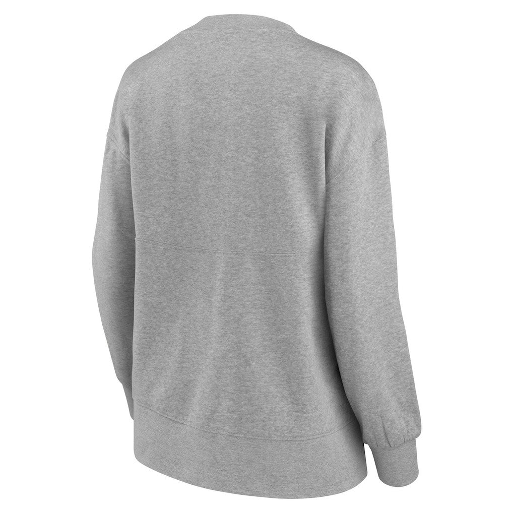 Women's Jump Distribution Tri-Blend Pullover Sweatshirt - Los Angeles Rams