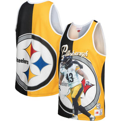 Troy Polamalu  Retired Player Graphic Tank Top - Pittsburgh Steelers
