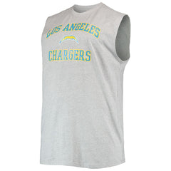 Justin Herbert  Big & Tall Player Name & Number Muscle Tank Top - Los Angeles Chargers