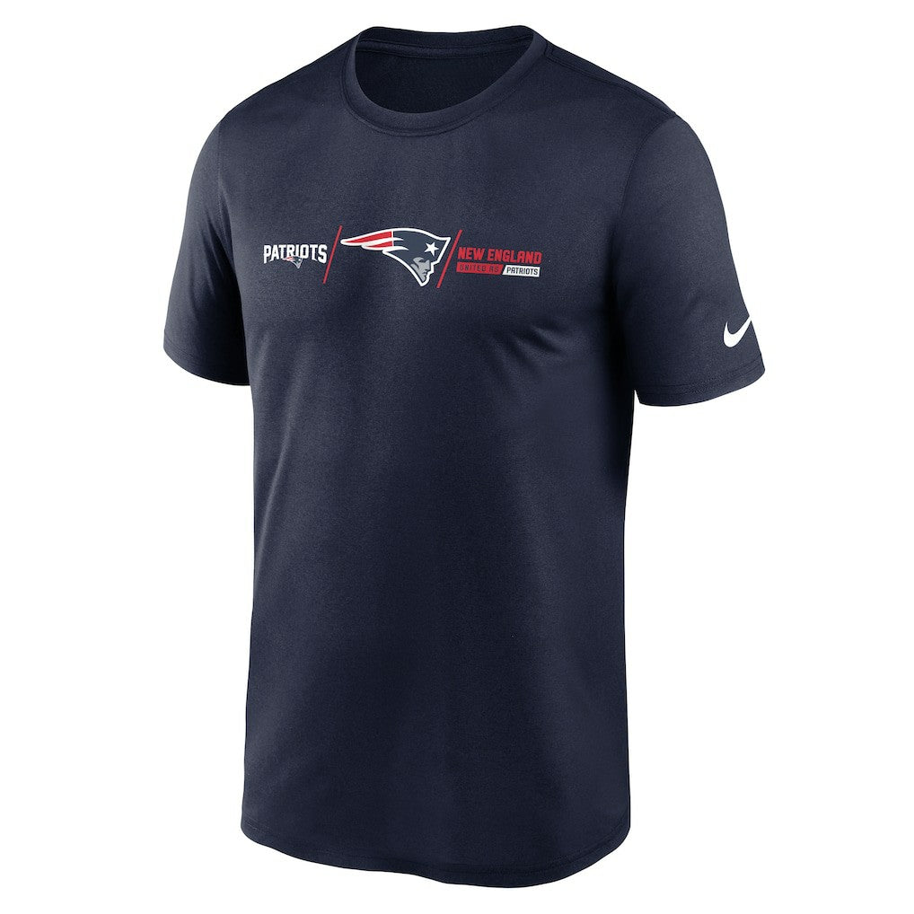 Horizontal Lockup Legend T-Shirt - New England Patriots