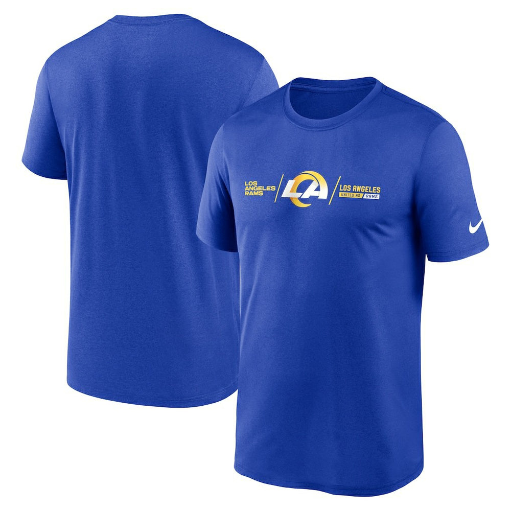 Horizontal Lockup Legend Performance T-Shirt - Los Angeles Rams