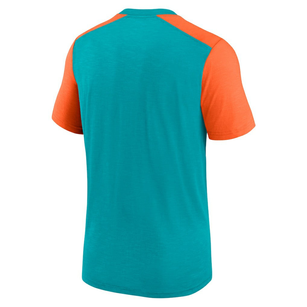 Color Block Team Name T-Shirt - Miami Dolphins