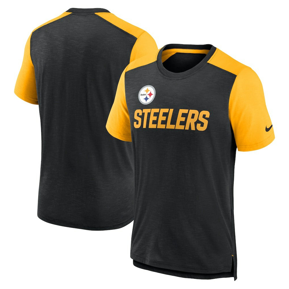 Color Block Team Name T-Shirt - Pittsburgh Steelers