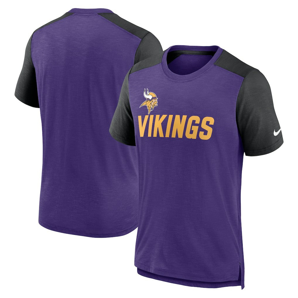 Color Block Team Name T-Shirt - Minnesota Vikings