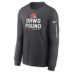 Team Slogan Long Sleeve T-Shirt - Cleveland Browns