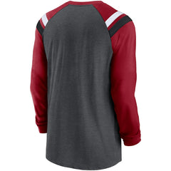 Tri-Blend Raglan Athletic Long Sleeve Fashion T-Shirt - Arizona Cardinals