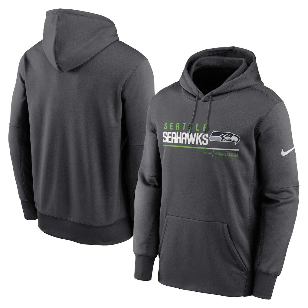 Prime Logo Name Split Pullover Hoodie - Seattle Seahawks