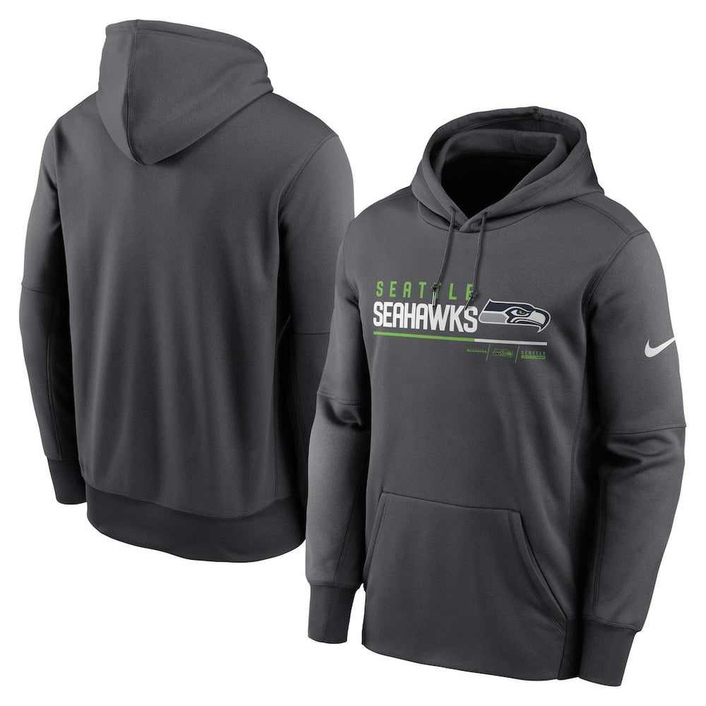 Prime Logo Name Split Pullover Hoodie - Seattle Seahawks