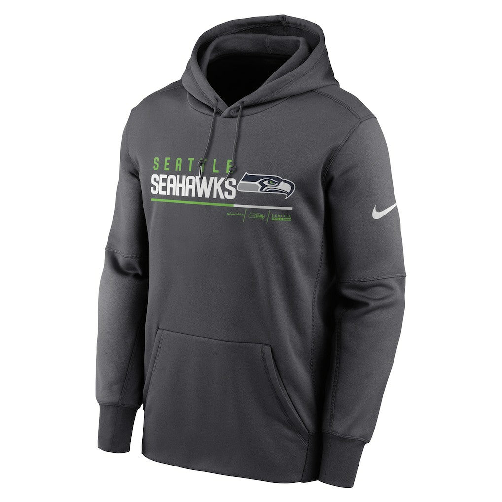 Prime Logo Name Split Pullover Hoodie - Seattle Seahawks