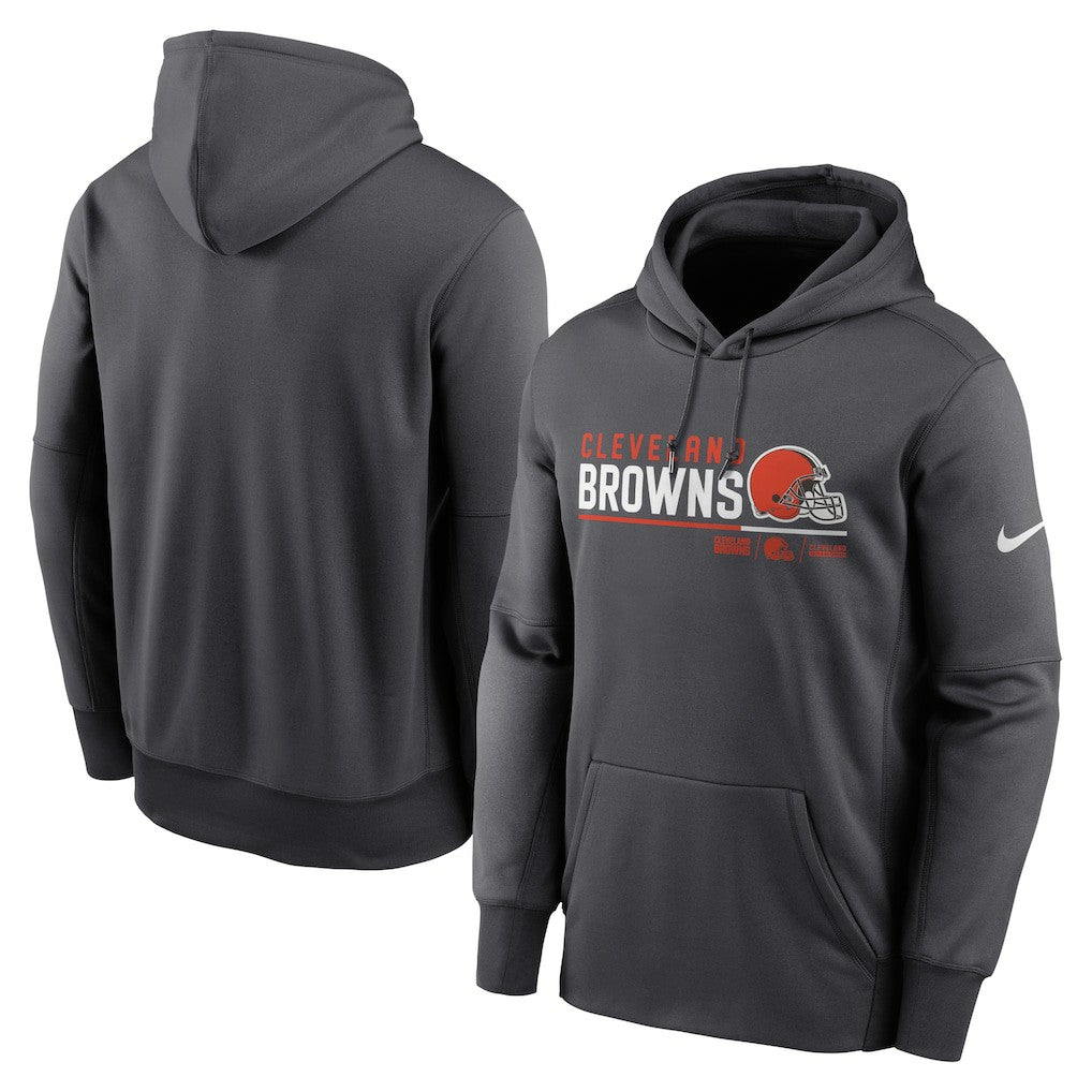 Prime Logo Name Split Pullover Hoodie - Cleveland Browns