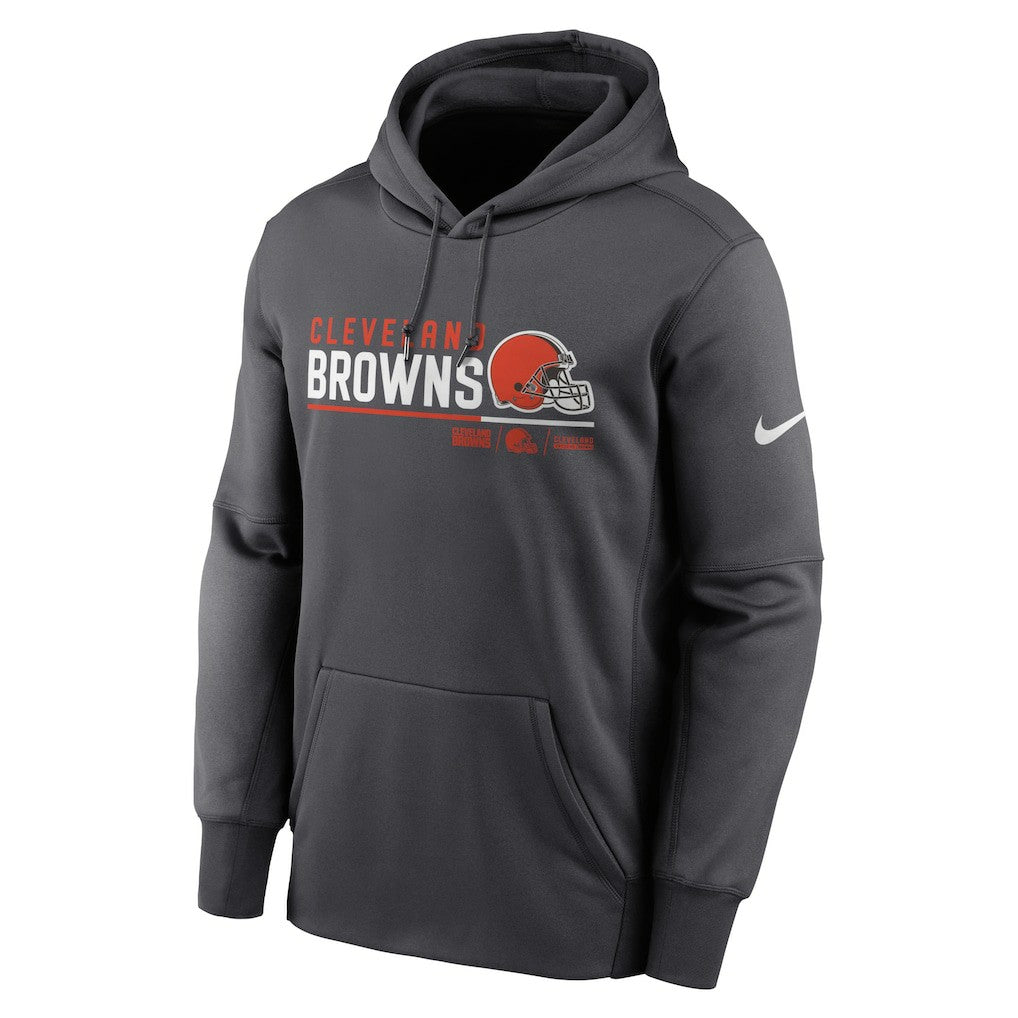 Prime Logo Name Split Pullover Hoodie - Cleveland Browns