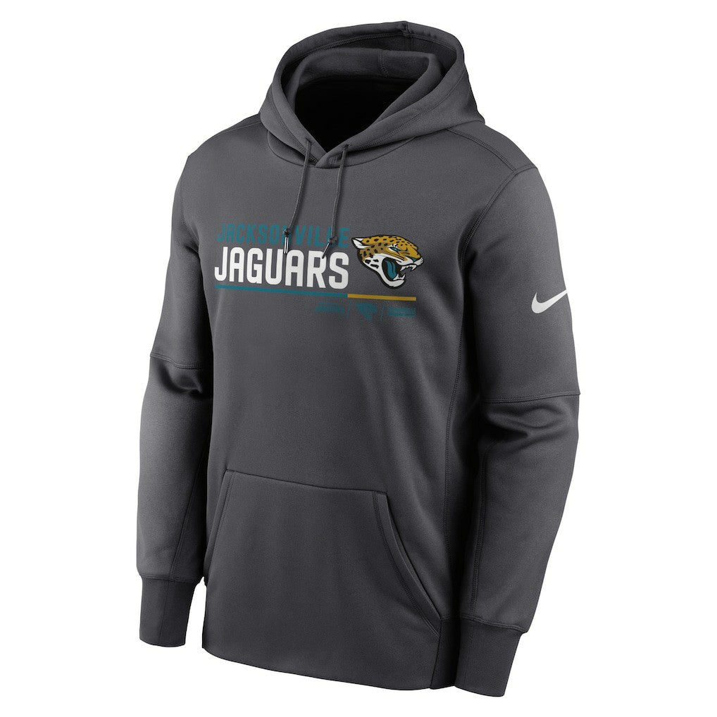 Prime Logo Name Split Pullover Hoodie - Jacksonville Jaguars