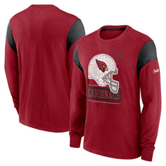 Rewind Playback Helmet Long Sleeve T-Shirt - Arizona Cardinals