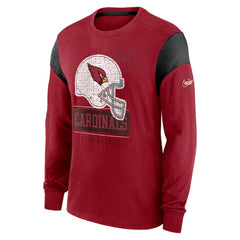 Rewind Playback Helmet Long Sleeve T-Shirt - Arizona Cardinals